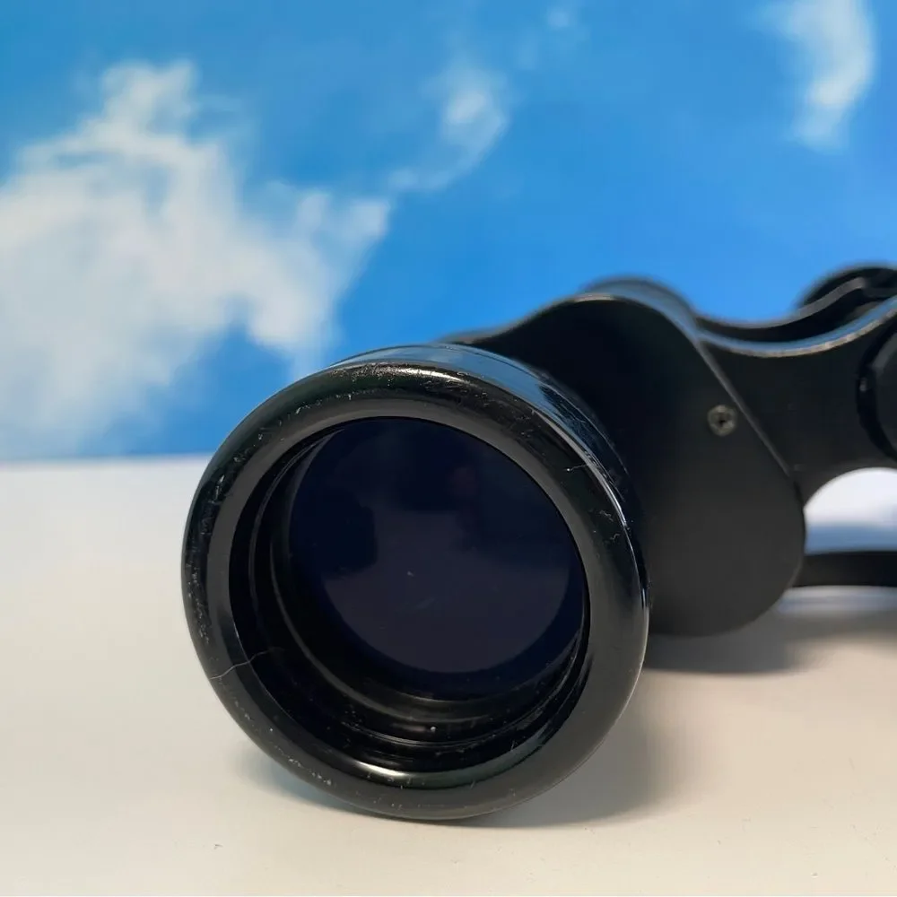 Vintage Tasco 7x35 Binoculars – Model 304 – Great Condition + Case & Strap